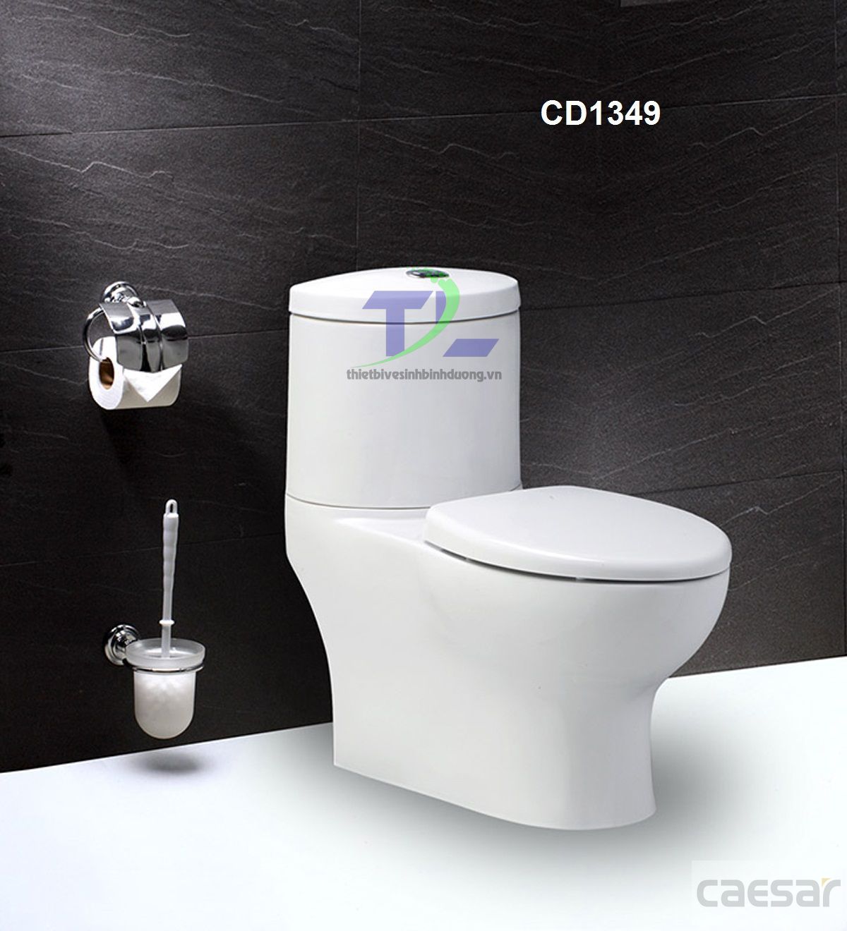 Bồn cầu sứ CAESAR CD1349